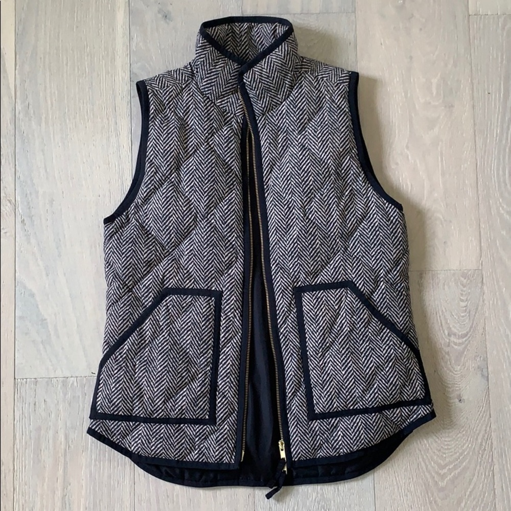J. Crew Herringbone vest!
